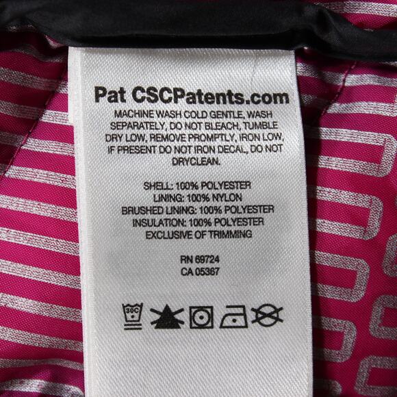 Columbia Jacket Women's Small Black Pink Interchange Thermal Coil Puffer - Picture 7 of 9